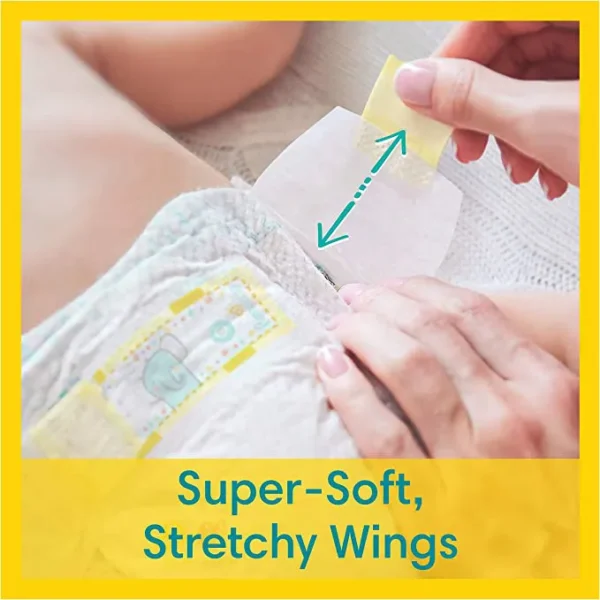 Pampers Size 1 New Baby Baby Nappies, 80 Count, Baby Essentials For Newborn (2-5 kg  4-11 lbs) - Image 2