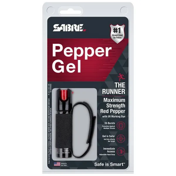 Sabre Runner’s Pepper Gel Spray – Black