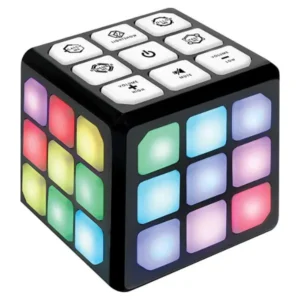 Winning Fingers Flashing Cube Electronic Memory & Brain Game | 4-in-1 Handheld Game for Kids | STEM Toy for Kids Boys and Girls | Fun Gift Toy for Kids Ages 6-12 Years Old