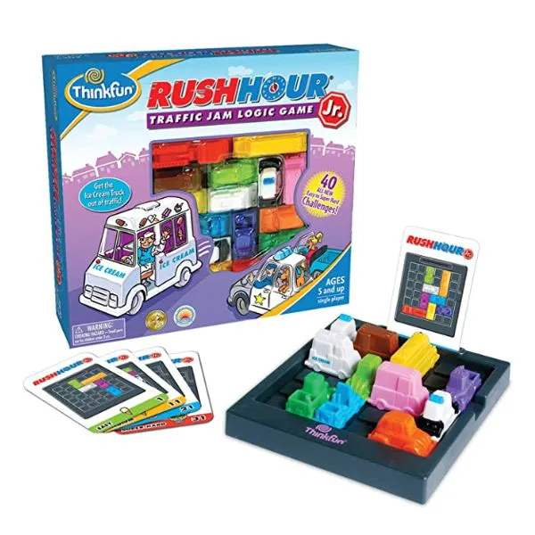 ThinkFun Rush Hour Junior Traffic Jam Logic Game and STEM Toy for Boys and Girls Age 5 and Up – Junior Version of the International seller Rush Hour
