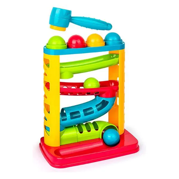 Durable Pound A Ball Toys for Toddler, Stacking, Learning, Active, Early Developmental Hammer Montessori Toys, Fun Gifts for Boy & Girl – STEM Educational Toy – Great Birthday Gift Ages 1 2 3