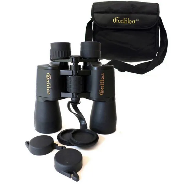 Galileo Binoculars – Black 12×50